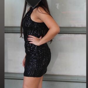Windsor Black Sequin Dress